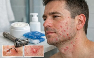 Boutons de barbe chez l’homme : causes et solutions efficaces après le rasage