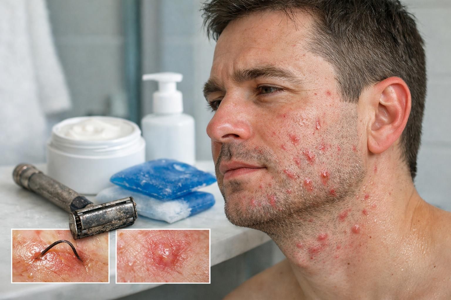 Boutons de barbe chez l’homme : causes et solutions efficaces après le rasage découvrez les causes des boutons de barbe chez l'homme après le rasage et trouvez des solutions efficaces pour prévenir et traiter ces irritations cutanées.