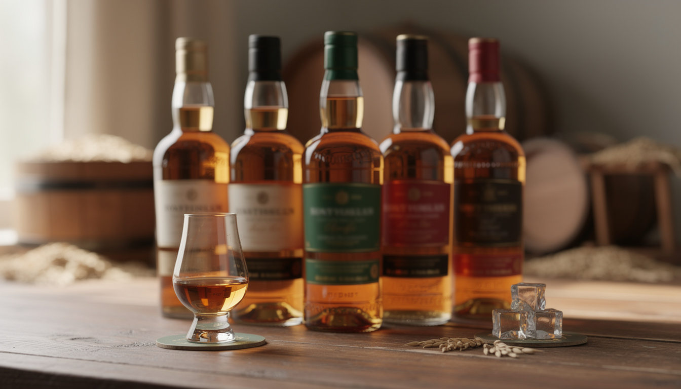 Les meilleures bouteilles de whisky pour débuter sans se ruiner découvrez notre sélection des meilleures bouteilles de whisky abordables pour débuter et profiter d'une expérience de qualité sans dépasser votre budget.