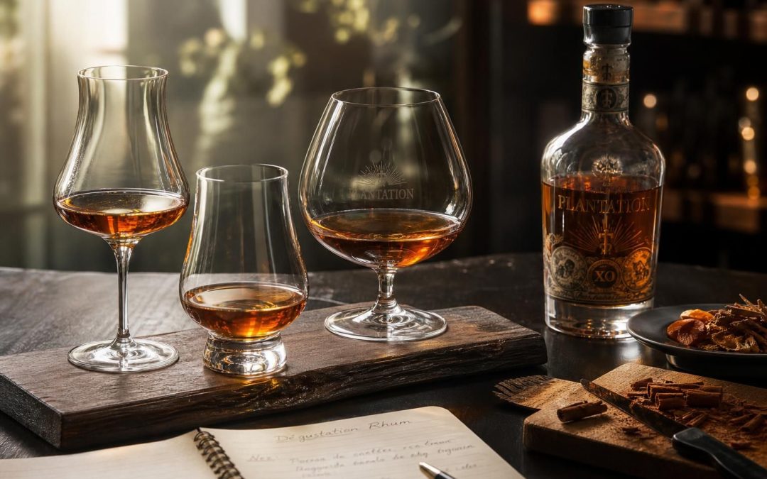 Les meilleurs verres pour apprécier un rhum de dégustation