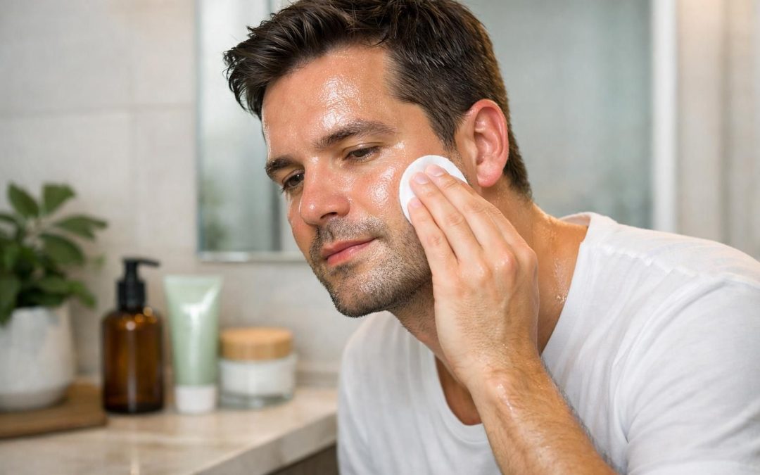 Peau grasse chez l’homme : les gestes simples pour réguler l’excès de sébum