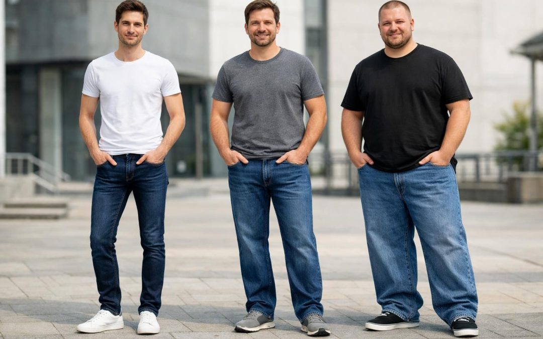 Comment choisir un jean pour homme selon sa morphologie (slim, regular, loose)