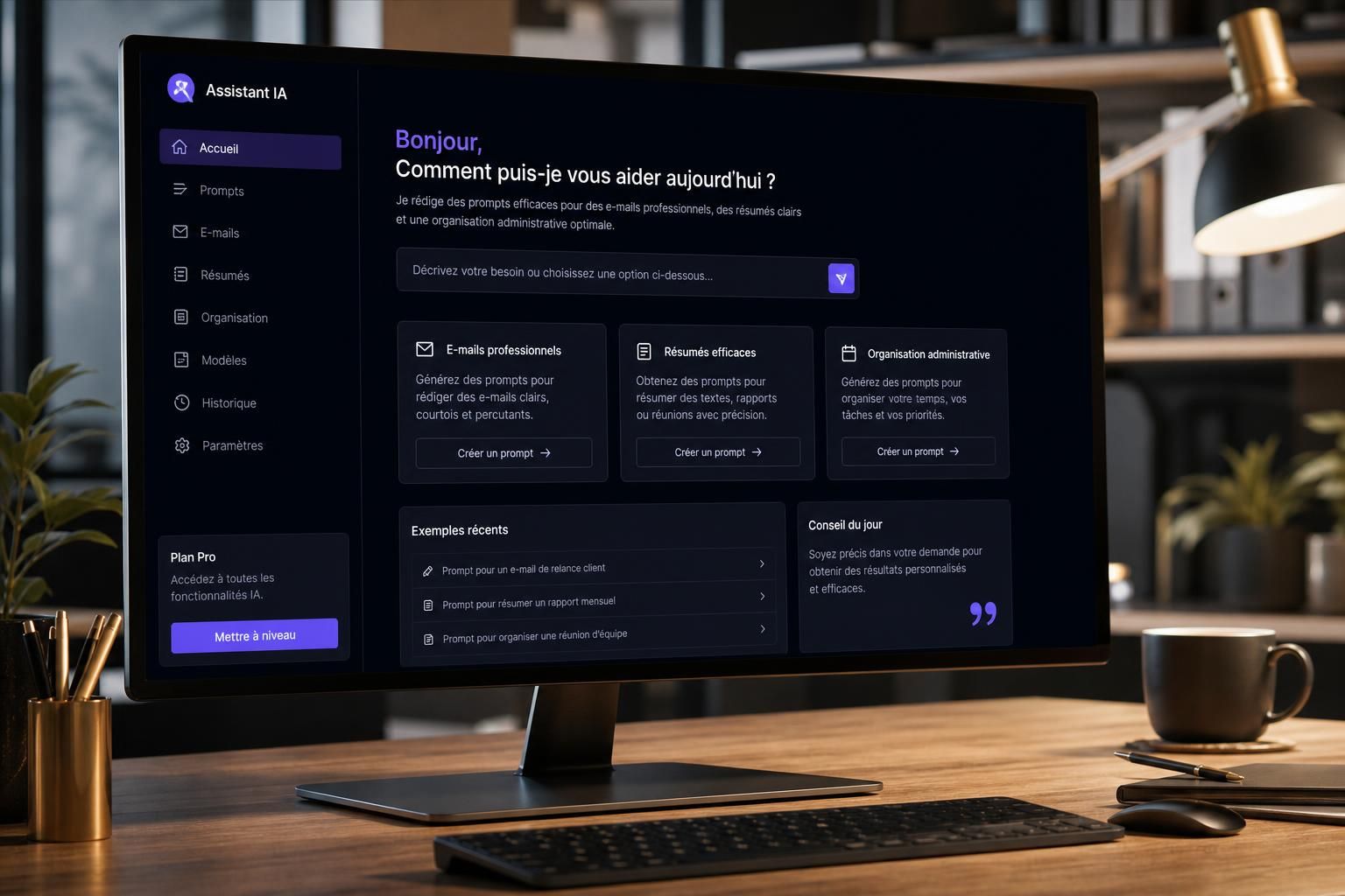 découvrez comment utiliser l'intelligence artificielle pour automatiser vos tâches administratives et gagner en efficacité au quotidien.