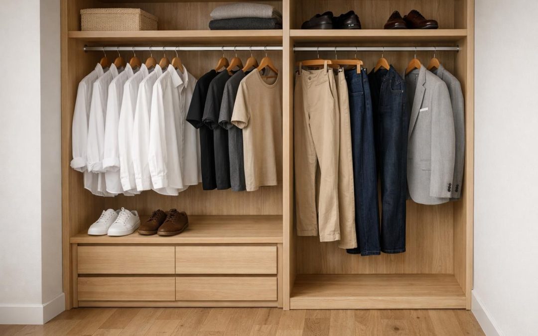 Comment créer un dressing minimaliste pour homme avec des pièces polyvalentes